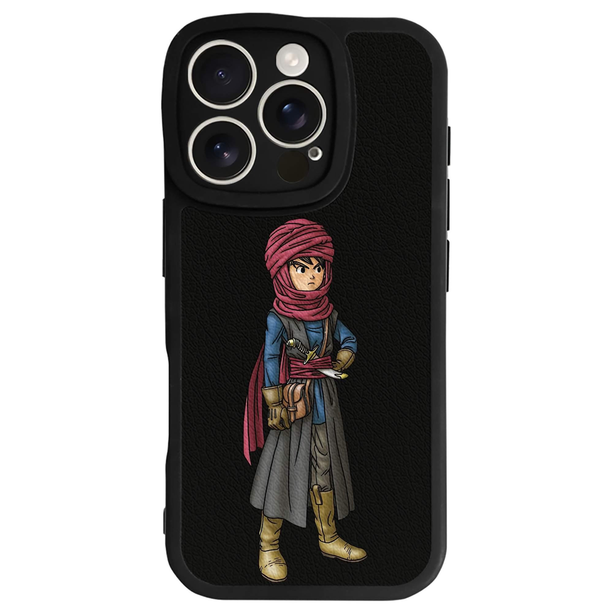 （画像用） ドラゴンクエスト Doragon Kuesuto Dragon Quest 【iPhone 16シリーズ対応】シリコンスマホケース（レザー調） 材質：シリコン